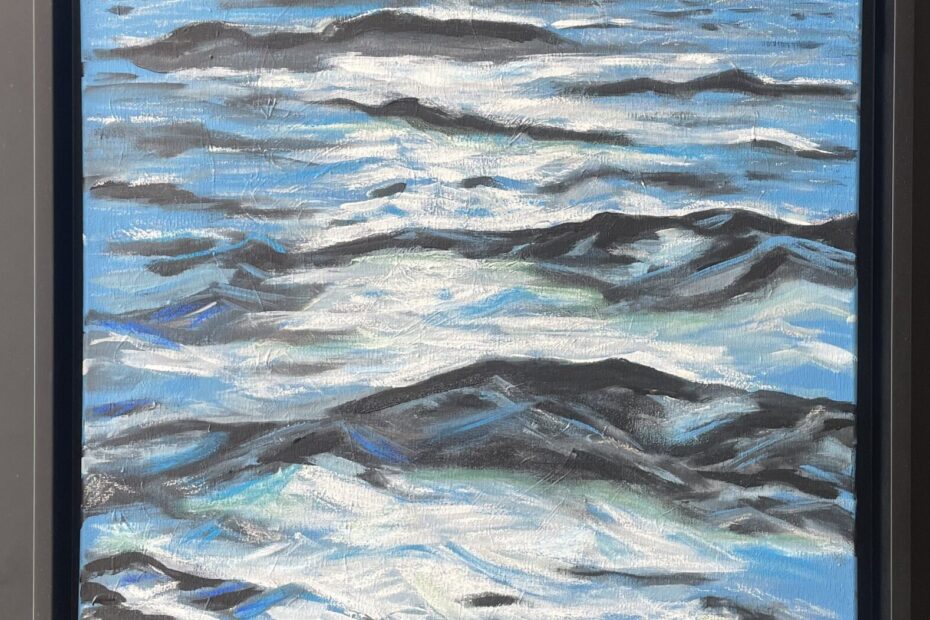 De Zee schilderij