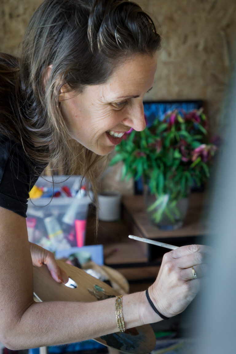 Marlijn in atelier